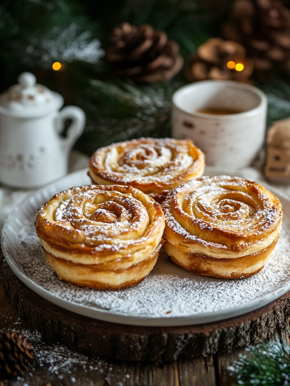 Äppelrosbakelser