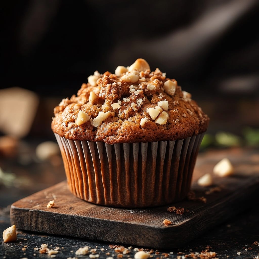 Knäckigäpple och valnötsmuffins